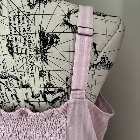 7 for $30 Sonoma Pink Striped Sundress NWT - Picture 8 of 11